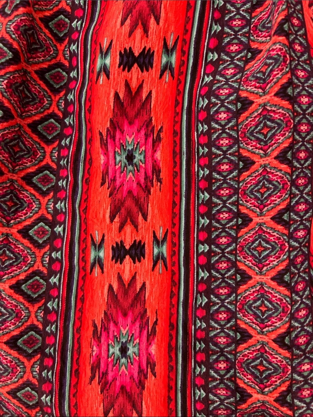 Savanna Jane Boho Chic Embroidered Puff Sleeve V-Neck Top Size Large - Picture 9 of 10